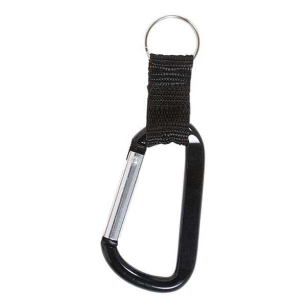 Carabiner With Strap And Split Ring Keychain Thumbnail