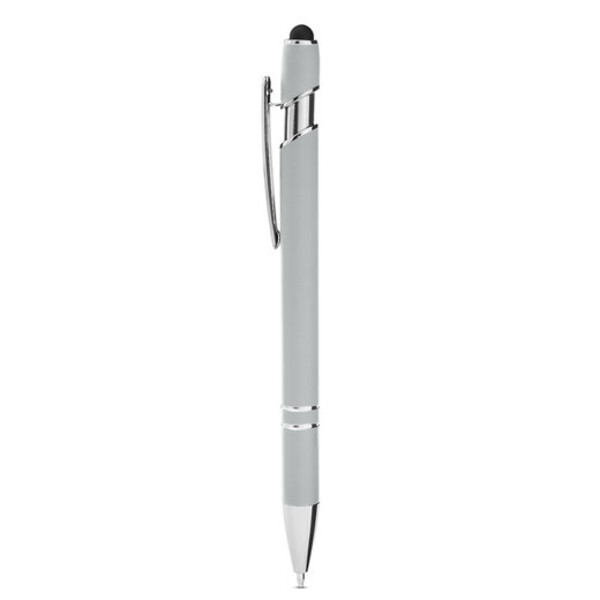 Rubberized Aluminum Click Stylus Pen Thumbnail