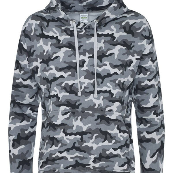 Unisex Camo Hooded Sweatshirt Thumbnail