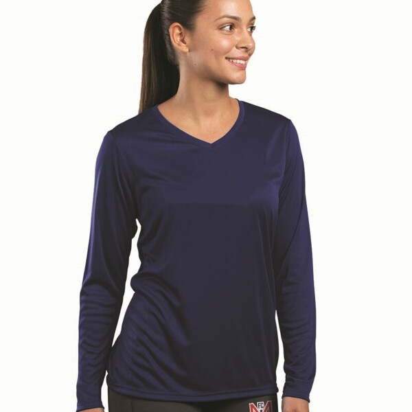 Women's Momentum Long Sleeve V-Neck T-Shirt Thumbnail