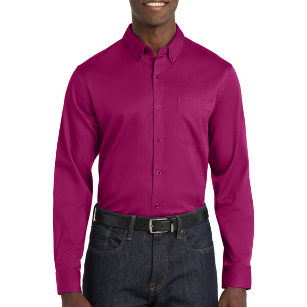 Long Sleeve SuperPro React  Twill Shirt Thumbnail