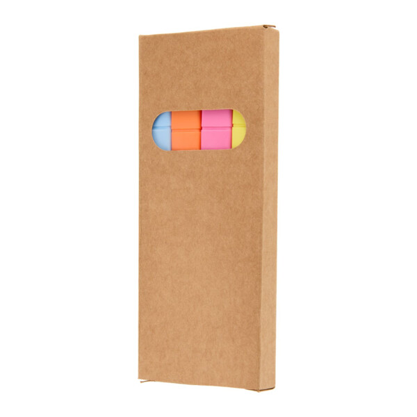 4-Piece Square Recycled Highlighter Set Thumbnail